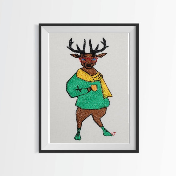 Sir Rudolph Embroidery Design File