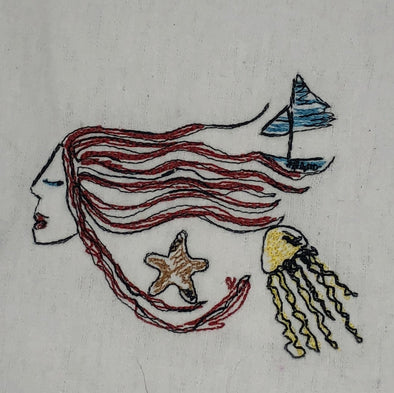 Mermaid Dreamer - Embroidery Design