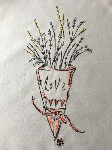 Mother's Love Bouquet - Machine Embroidery Designs