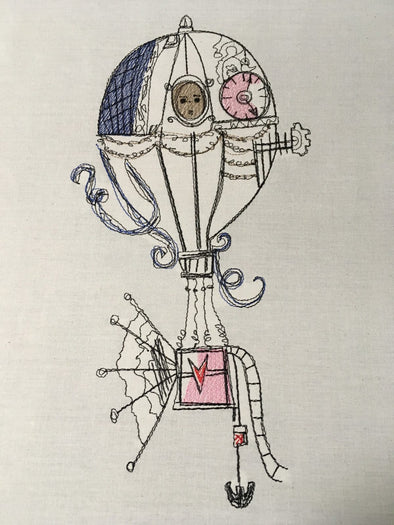 Steampunk Hot Air Balloon – Embroidery Designs