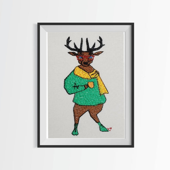 Sir Rudolph Embroidery Design File