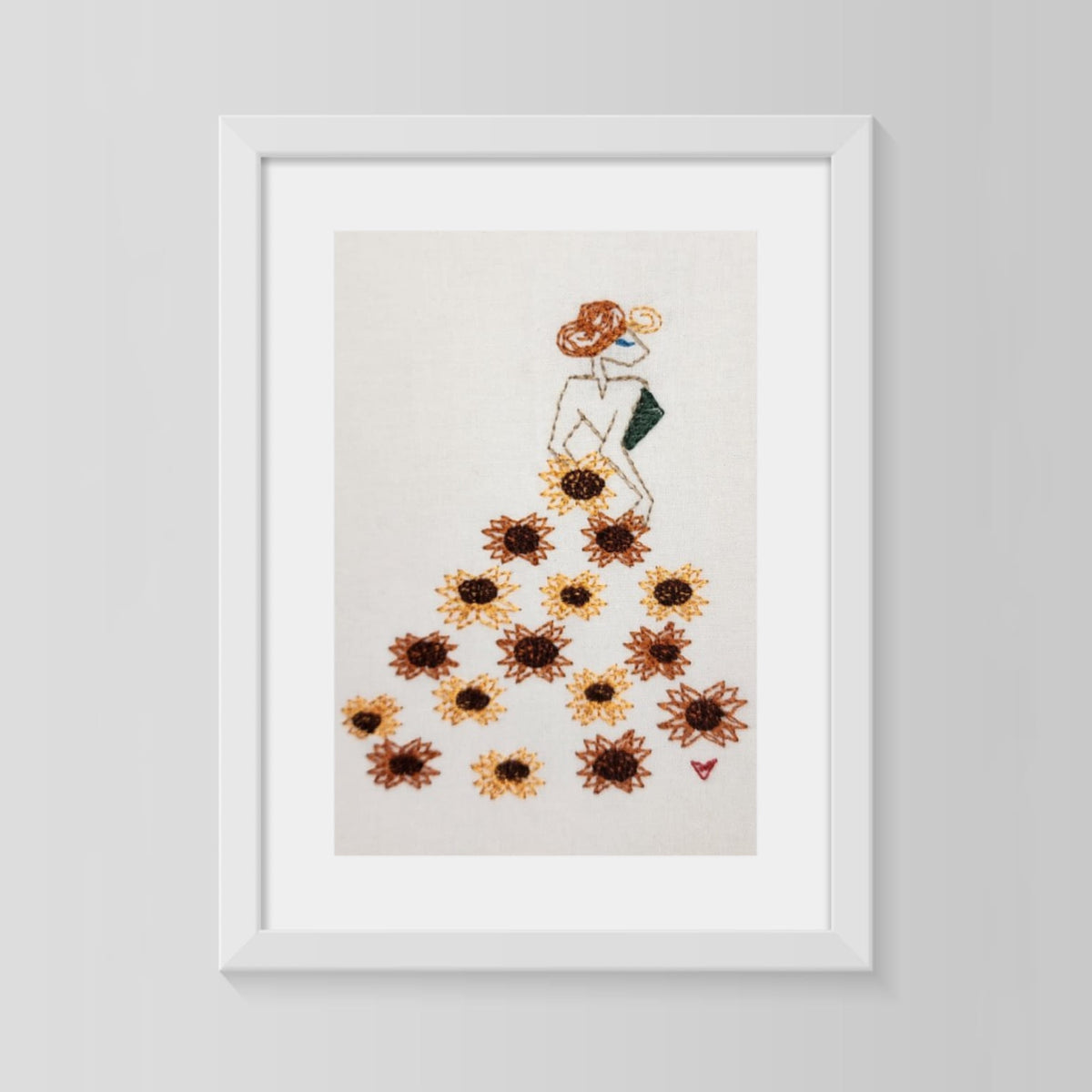 Sunflower Girl Urban Machine embroidery design – picturestitch