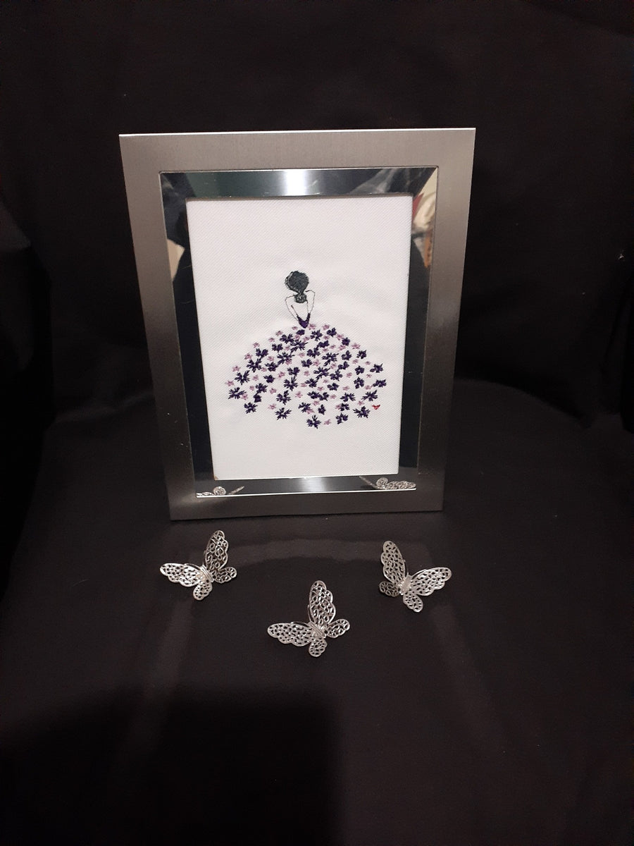 Allium Princess - urban machine embroidery – picturestitch