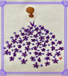 Allium Princess - urban machine embroidery