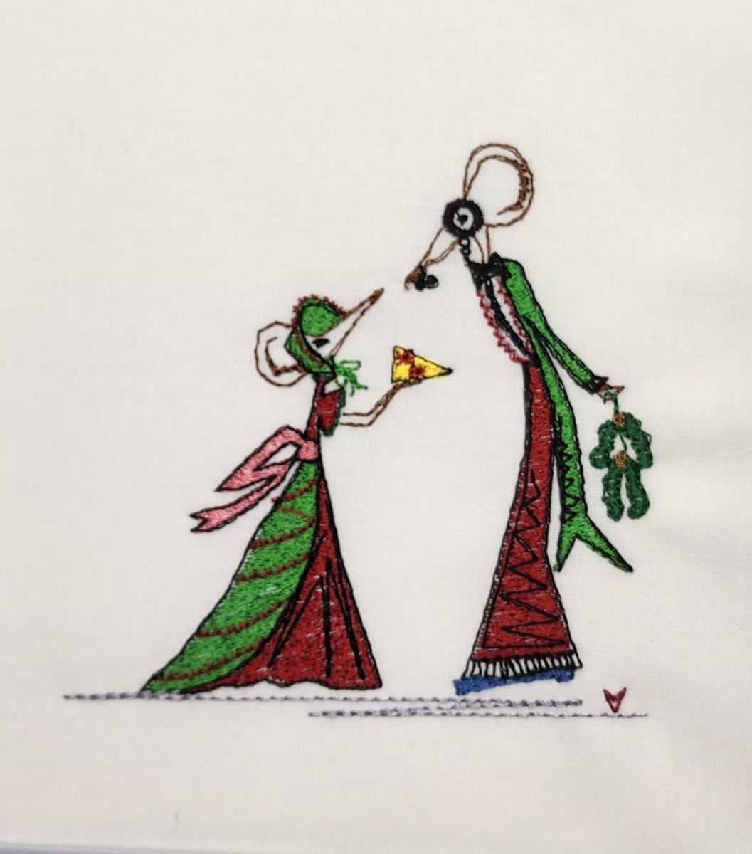 Merry Christmas Mice- Embroidery Design – picturestitch