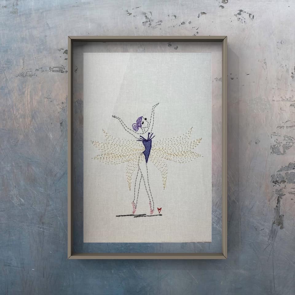 Ballerina poppy princess Machine Embroidery Design – picturestitch