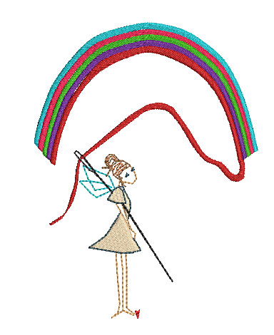 stitch Fairy rainbow