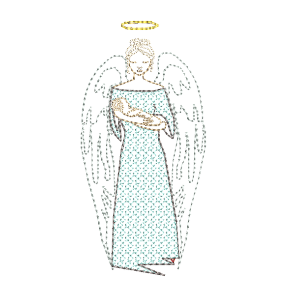 Angel with Baby in Arms