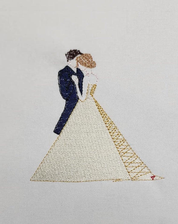 wedding I Do 2023 Embroidery Design
