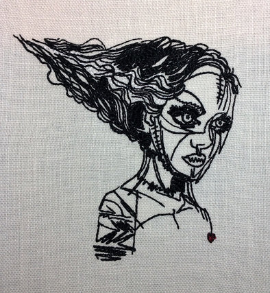 Urban Embroidery Designs Mrs Frankenstein