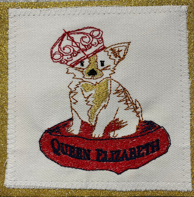 Queen RIP 2022 DOG - Embroidery Design