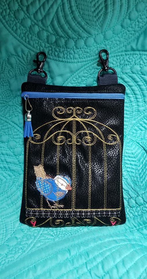 ITH Raw Edge Birdcage Bag