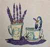 Bird Teacups & Lavender