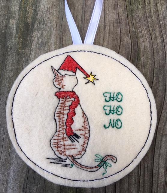 ITH Christmas Cat Bauble