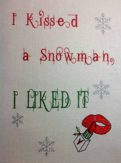 I kissed a Snowman, I liked it 5x7