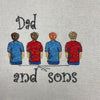 Mix and Match Man Machine embroidery designs