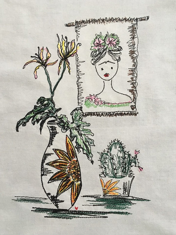 Sunflower Freida Mexican Female Artist inspired