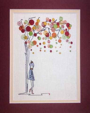 Autumn Tree - Embroidery Design