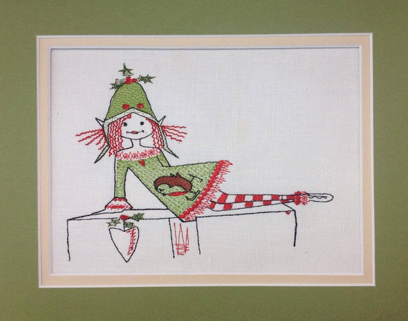 Christmas Elf LULU - Embroidery Design