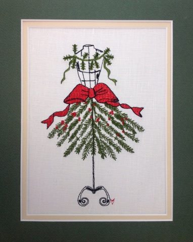Christmas Tree Dress - Embroidery Design