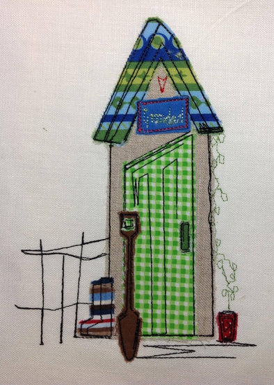 Grandad's Shed - Raw Edge Applique Embroidery Design