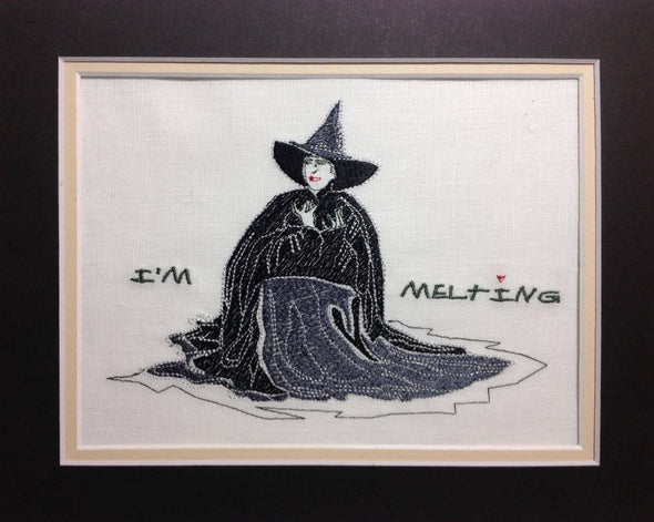 Wizard of Oz - I'm Melting Witch - Embroidery Design