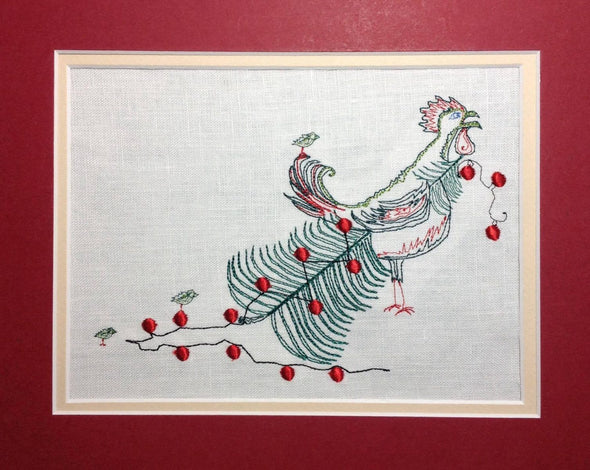 Chicken Christmas Tree - Embroidery Design