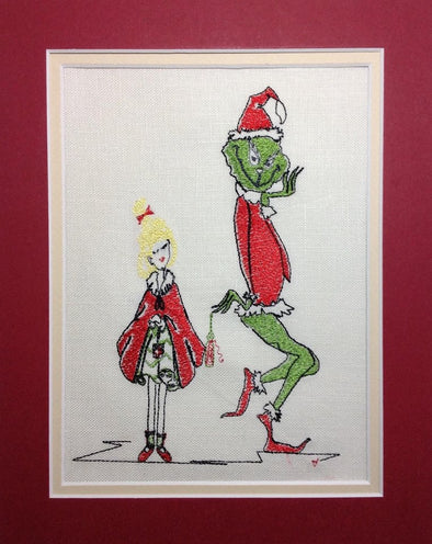 Mean Green Christmas - Embroidery Design