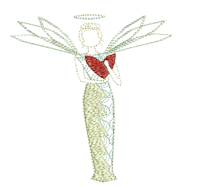 Guardian Angel - Embroidery Design