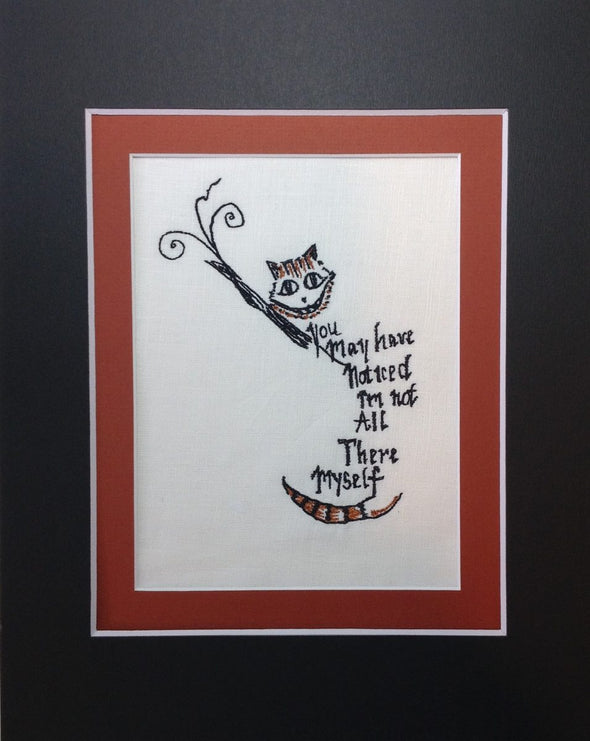 Alice in Wonderland Collection - Cheshire Cat with Saying