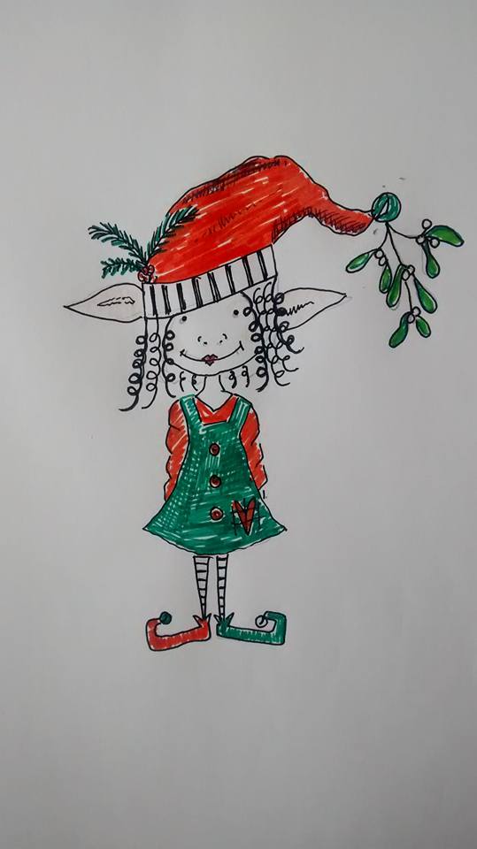Christmas Elf Girl Lola - Embroidery Design