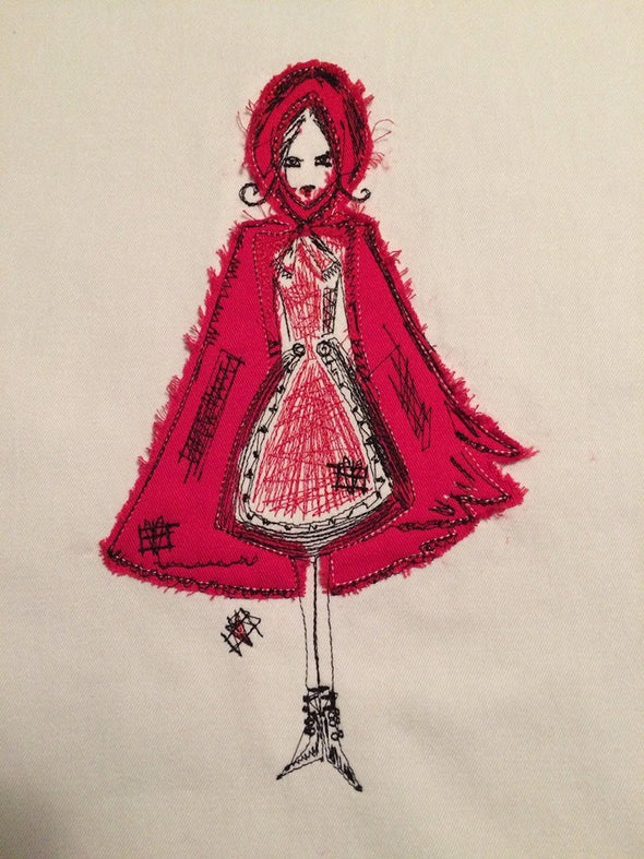 Red Riding Hood Applique