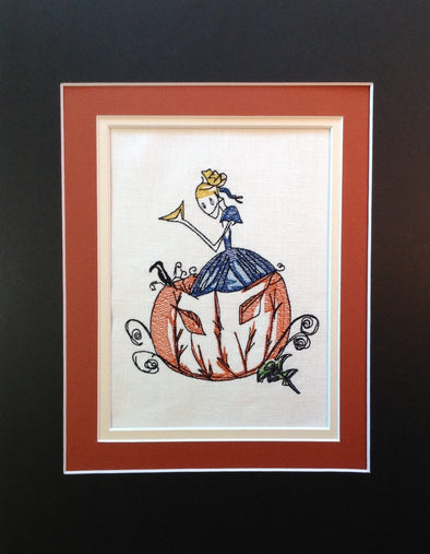 Halloween Pumpkin Cinders - Embroidery Design
