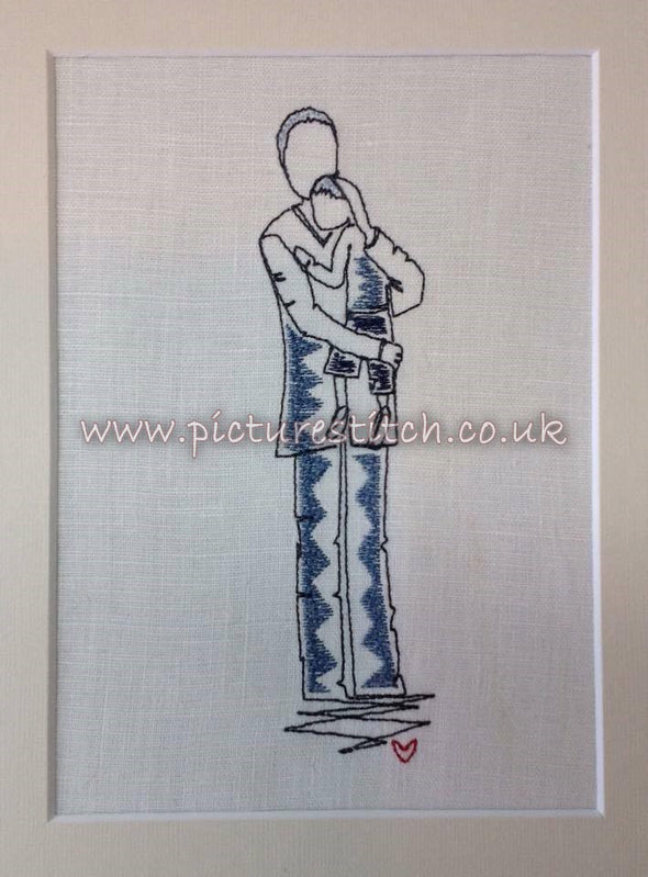 Forever Mine Collection - Father and Toddler Son - Embroidery Design