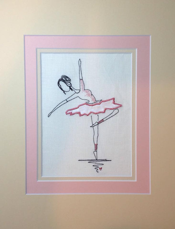 Ballerina - Embroidery Applique Design