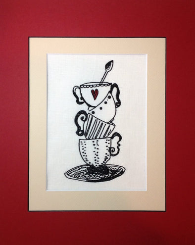 Alice in Wonderland Collection - Vintage Tea - Embroidery Design