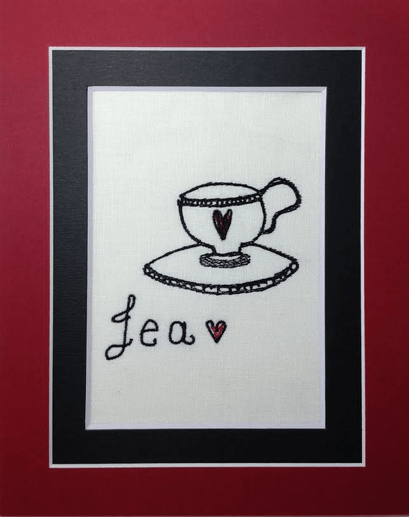 Alice in Wonderland Collection - Tea - Embroidery Design