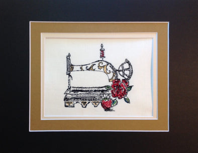 Vintage Sewing Machine - Embroidery Design