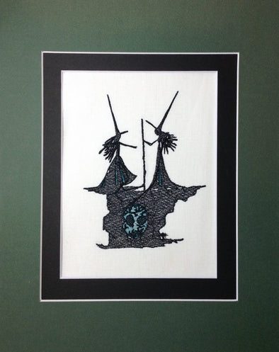 Wizard of Oz Collection - Twin Witches - Embroidery Design