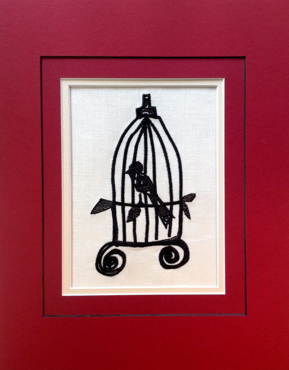 Bird Cage - Embroidery Design