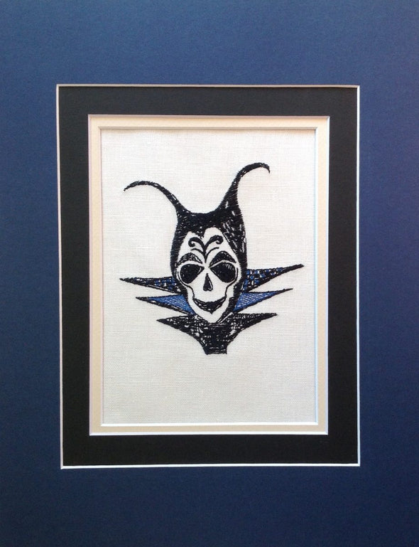 Maleficent Skull - Embroidery Design