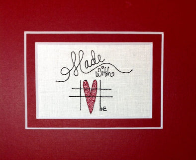 Made with Love - Embroidery Design