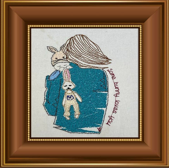 Mummy & Baby SOME BUNNY LOVES YOU - Embroidery Design