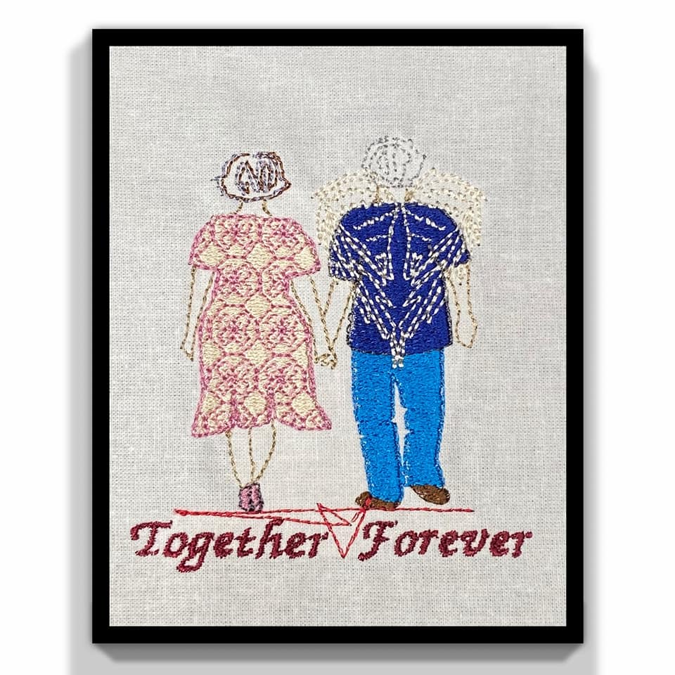 Together Forerver 2023 machine Embroidery design – picturestitch