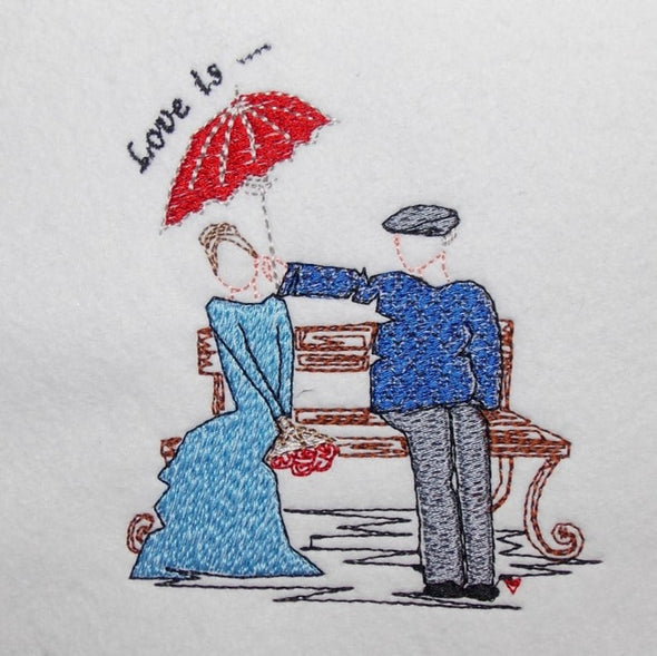 Forever Mine Collection - Valentine + Couple under umbrella love is ...