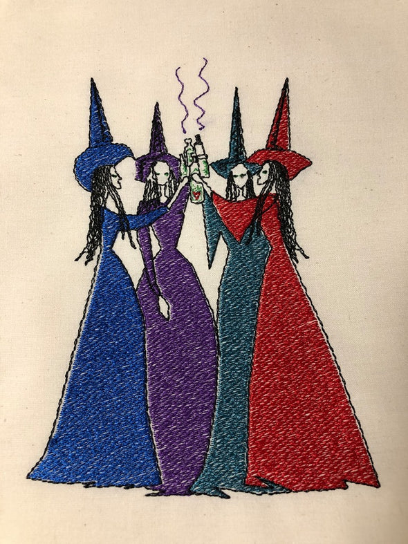 Urban Embroidery Designs Witches brew party